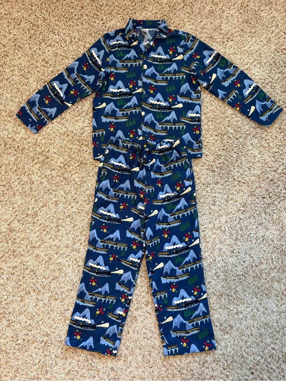 Kids Hanna Andersson Polar Express Pajama Set